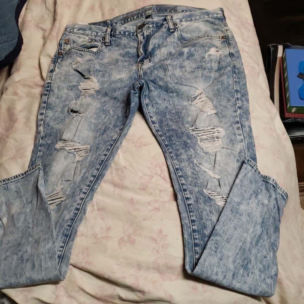 Mens America eagle flex skinny jeans sz 36-34